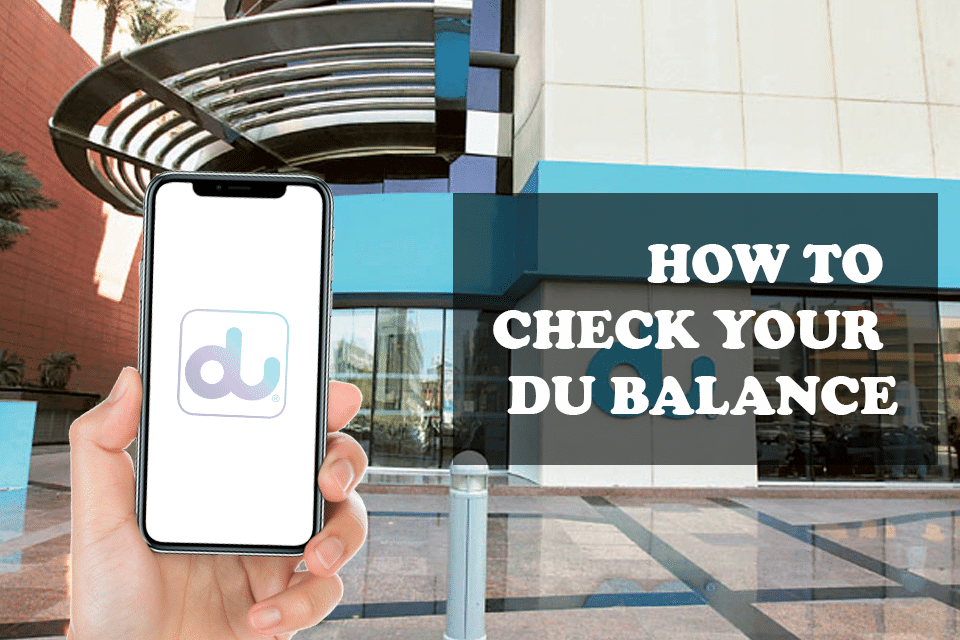 HOW TO CHECK YOUR DU BALANCE