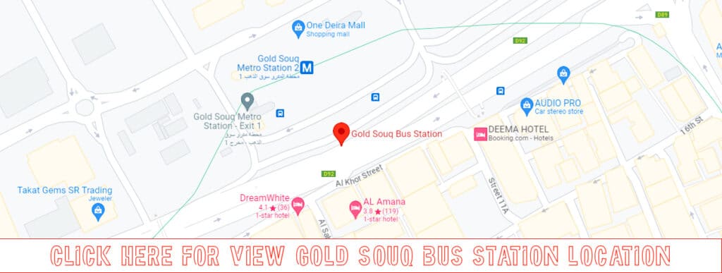 Gold Souq Bus Station Dubai location