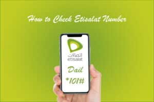 how to check etisalat number