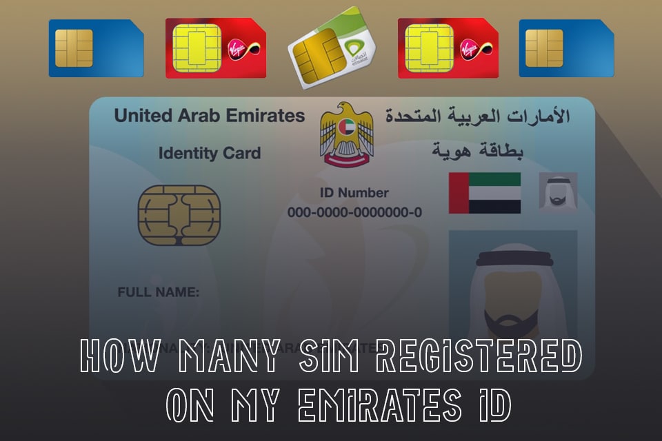 How many SIM registered on my Emirates ID
