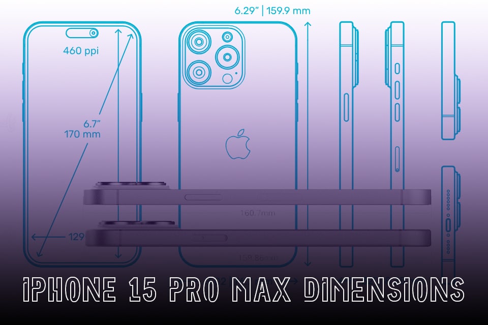 Iphone 15 pro max dimensions