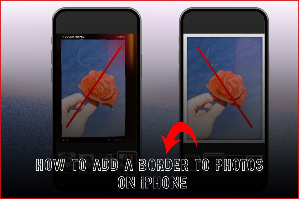 Add border to Photo iphone