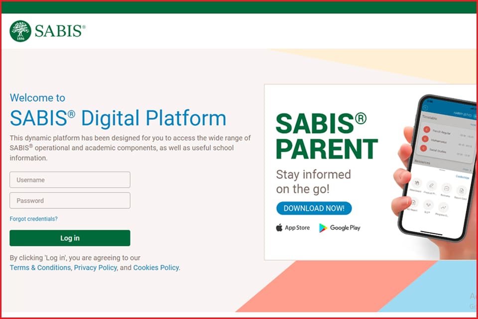Sabis Digital Platform